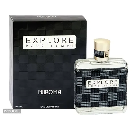 1 CFS EXPLORE POUR HOMME NUROMA BLACK PERFUME 100ML-thumb0