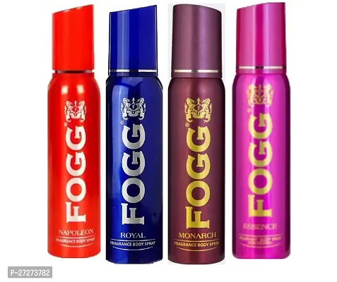 1 FOGG MONARCH BODY SPRAY DEO 120ML + 1 FOGG NAPOLEON BODY SPRAY DEO 120ML + 1 FOGG ROYAL BODY SPRAY DEO 120ML + 1 FOGG ESSENSE BODY SPRAY DEO 120ML-thumb0