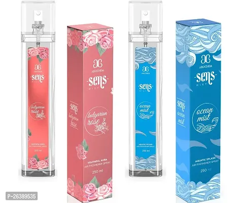 1 AROCHEM BULGARIAN ROSE AIR FRESHENER 250ML + 1 AROCHEM OCCEAN MIST AIR FRESHENER 250ML