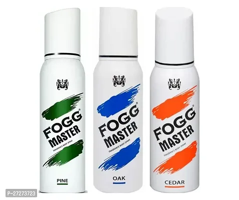 1 FOGG MASTER CEDAR BODY SPRAY DEO 120ML + 1 FOGG MASTER PINE BODY SPRAY DEO 120ML + 1 FOGG MASTER OAK BODY SPRAY DEO 120ML-thumb0