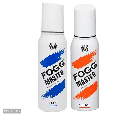 1 FOGG MASTER OAK BODY SPRAY DEO 120ML + 1 FOGG MASTER CEDAR BODY SPRAY DEO 120ML