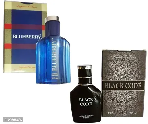 1 BLUEBERRY APPAREL PERFUME (30ML) + 1 BLACK CODE PERFUME (30ML)