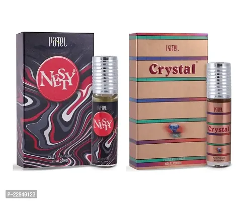 Buy 1 PATEL NESTY ROLL ON PERFUME 6ML 1 PATEL CRYSTAL ROLL ON