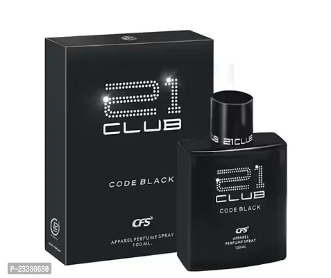 1 CFS 21 CLUB CODE BLACK PERFUME 100ML-thumb0