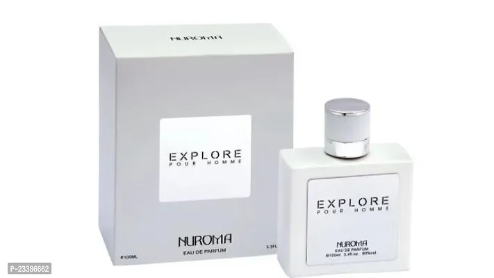 1 CFS EXPLORE POUR HOMME NUROMA WHITE PERFUME 100ML-thumb0