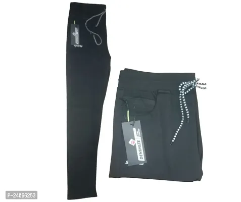 Classic Polycotton Solid Track Pants for Men