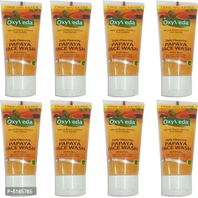 8 OXYVEDA PAPAYA FACE WASH (65 ML)-thumb0