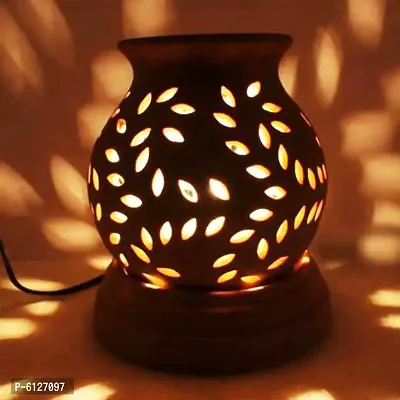 1 CERAMIC ELECTRIC AROMA OIL BURNER POT NATURAL AIR FRAGRANCE FOR OFFICE and HOME-thumb0