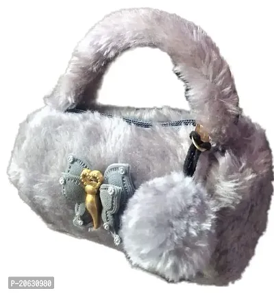 ANAYA FASHION COLLECTION Kids' Mini Handbag - Compact Size, Big on Style (Grey)-thumb2