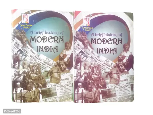 Combo of Spectrum A Brief History of Modern India English Paperback-thumb0