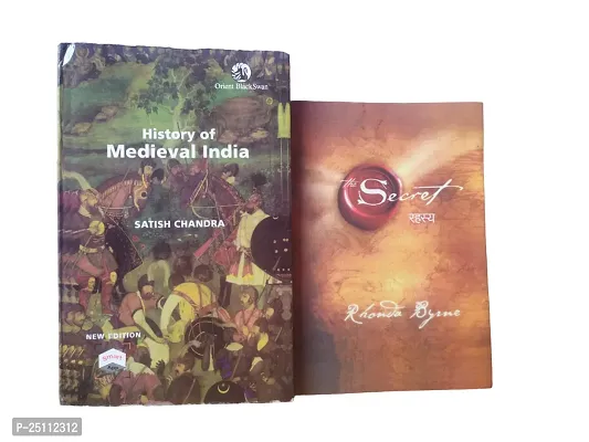 Combo of History of Medieval india English and The Secret Hindi Paperback-thumb0