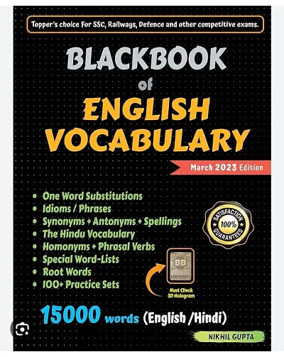 Blackbook of English Vocabulay March 2023 Edition