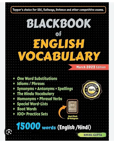 Blackbook of English Vocabulary