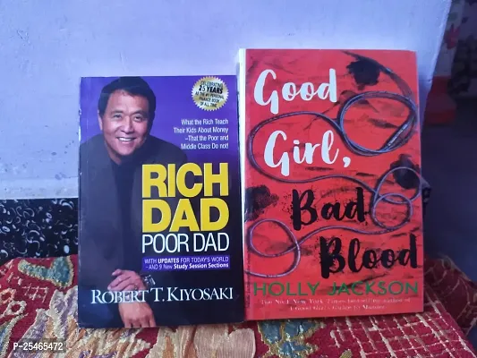 Combo of Rich Dad Poor Dad and Good Girl Bad Blood English Paperback-thumb0