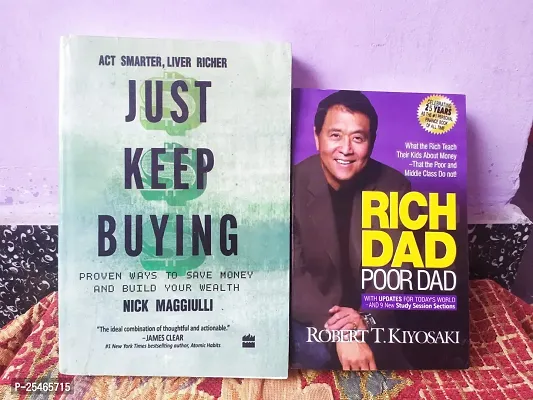 Combo of Just Keep Buying and Rich Dad Poor Dad English Paperback-thumb0