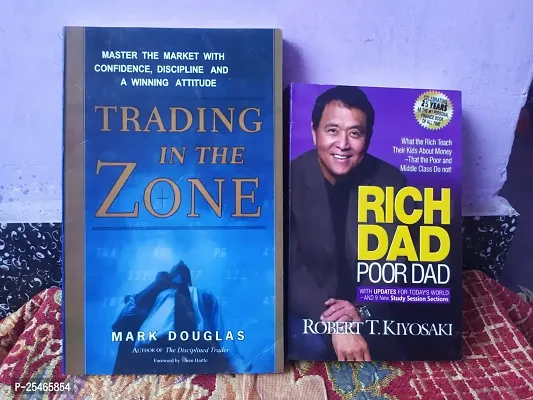 Combo of Trading in The Zone and Rich Dad Poor Dad English Paperback