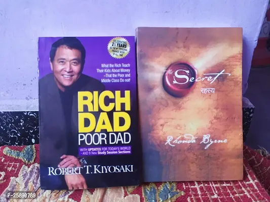 Combo of Rich Dad Poor Dad in English and The Secret in Hindi Paperback