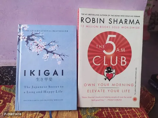 Combo of Ikigai and The 5AM Club English Paperback