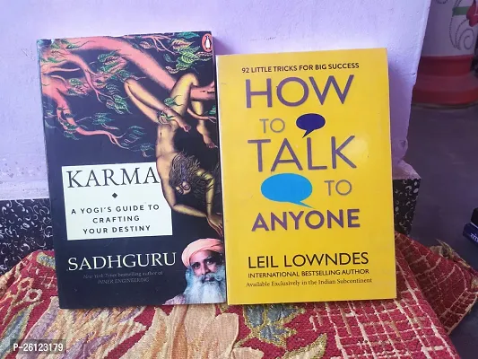 Combo of Karma By Sadhguru and How To Talk To Anyone English Paperback