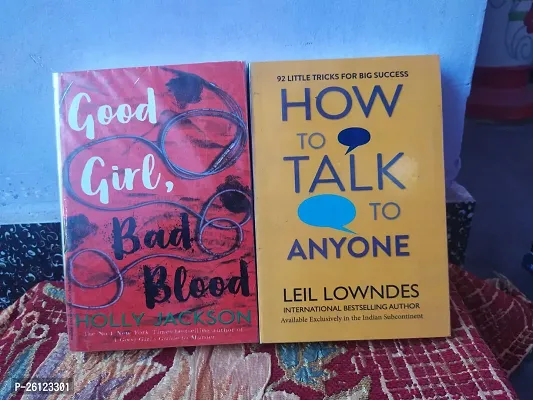 Combo of Good Girl Bad Blood and How To Talk To Anyone English Paperback