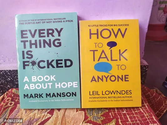 Combo of Everything is F*cked and How To Talk To Anyone English Paperback