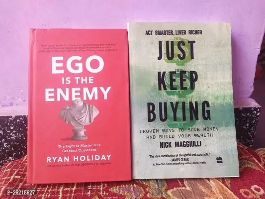 Combo of Ego is The Enemy and Just Keep Buying in English Paperback