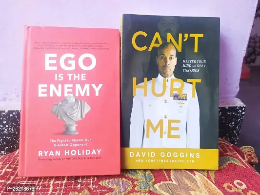 Combo of Ego is The Enemy and Can't Hurt Me in English Paperback