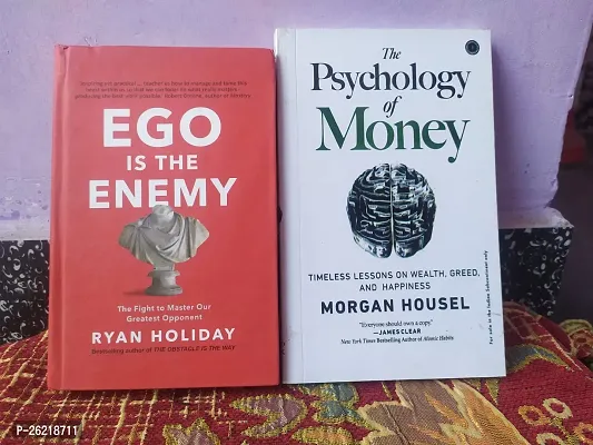 Combo of Ego is The Enemy and The Psychology of Money in English Paperback
