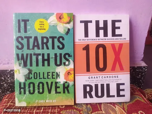 Combo of IT Starts with us and The 10X Rule in English Paperback