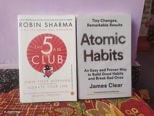 Combo of Atomic Habits and The 5AM Club in English Paperback-thumb0