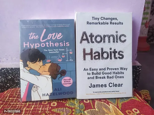 Combo of Atomic Habits and The Love Hypothesis in English Paperback