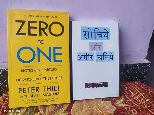 Combo of Zero To One in English and Sochiye Aur Ammir Baniye in Hindi Paperback-thumb0