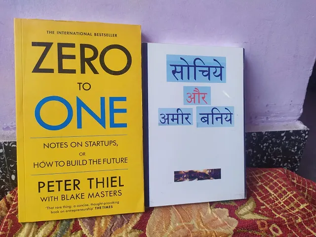 Combo of Zero To One in English and Sochiye Aur Ammir Baniye in Hindi Paperback