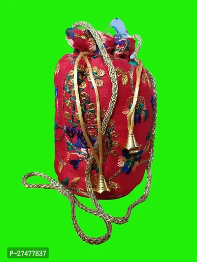 Combo of Wedding, Party Potli Bags For Women and Girls-thumb3