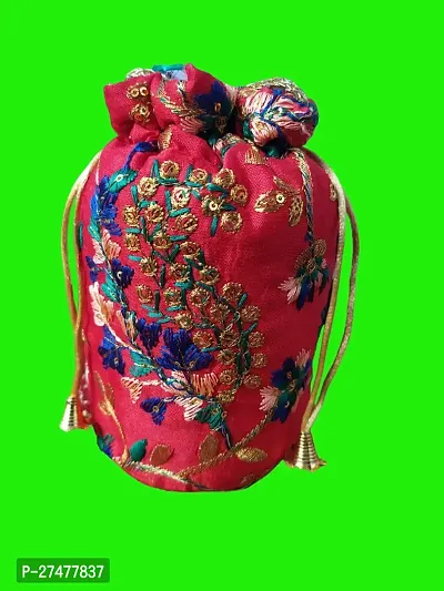 Combo of Wedding, Party Potli Bags For Women and Girls-thumb5