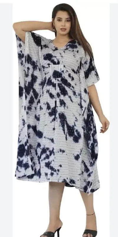 Stylish Women Chiffon Kaftan Dress