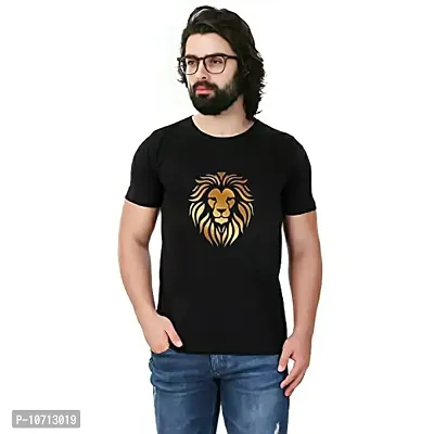 Buy kodari Gold Eagle Logo Printed 100% Pure Cotton T-Shirt for