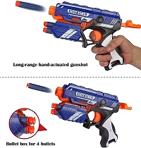 KHALSA Hot Fire Soft Bullet Gun Toy with 10 Safe Soft Foam Bullets, Fun Target Shooting Battle Fight Game for Kids Boys (Blaze Storm- Hot Fire)-thumb3