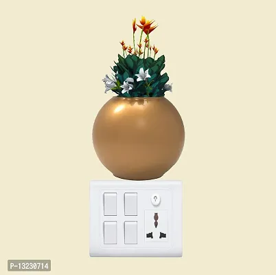 Archi Graphics StudioBeautiful Colourful Flower pots Switchboard Sticker & Wall Sticker-thumb4