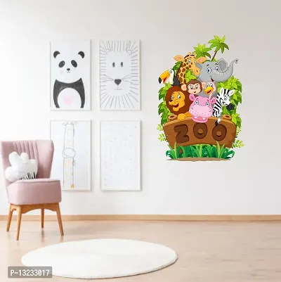 Decoreative Wall Sticker Zoo and All Animals Sticker-thumb2