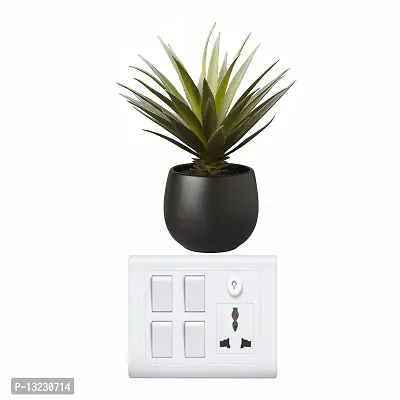 Archi Graphics StudioBeautiful Colourful Flower pots Switchboard Sticker & Wall Sticker-thumb3