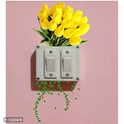 Archi Graphics StudioDecorative Flower pots Switchboard Sticker & Wall Sticker-thumb3