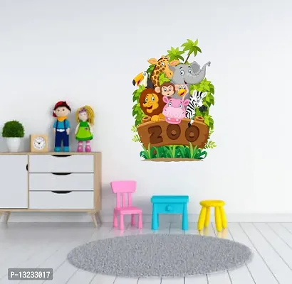 Decoreative Wall Sticker Zoo and All Animals Sticker