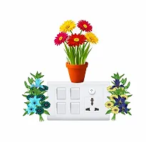 Archi Graphics StudioBeautiful Colourful Flower Switchboard Sticker & Wall Sticker-thumb2