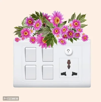 Archi Graphics StudioBeautiful Colourful Flower Switchboard Sticker & Wall Sticker-thumb4