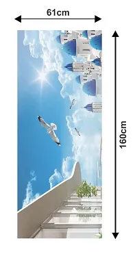 Decorative Birds Flying in Sky 60x160 Fridge Sticker-thumb2