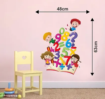 Decoreative Study 123 Wall Sticker tebal-thumb3