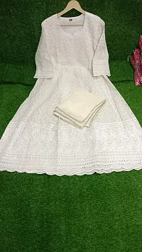 Beautiful Cotton Stitched Kurta with Dupatta for Women-thumb2