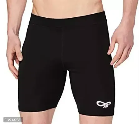 Elegant Black Cotton  Regular Shorts For Men-thumb0