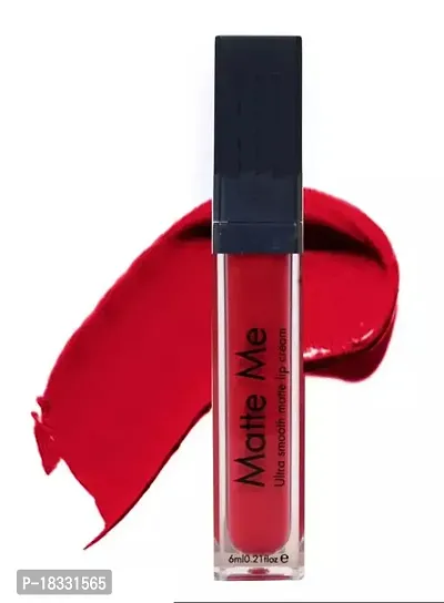 Matte Me Ultra Smooth Liquid Lipstick -Red, 6 Ml-thumb0